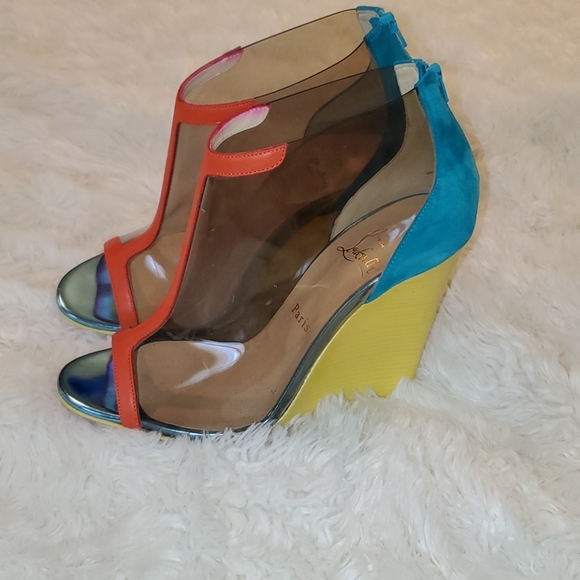 Christian louboutins scuba 100 wedges - Picture 5 of 15